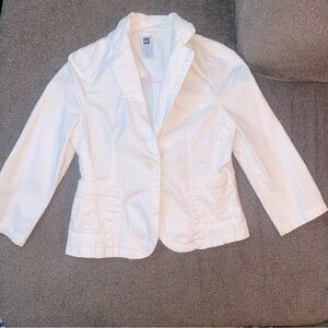 Gap blazer women’s white blazer
